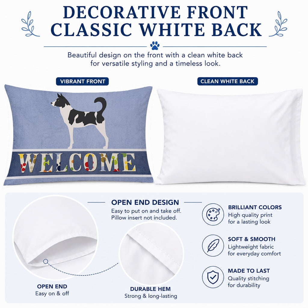 Canaan Dog Welcome Standard Pillowcase Lightweight Super Soft Easy Care Decorative Artwork Pillowcase, Standard