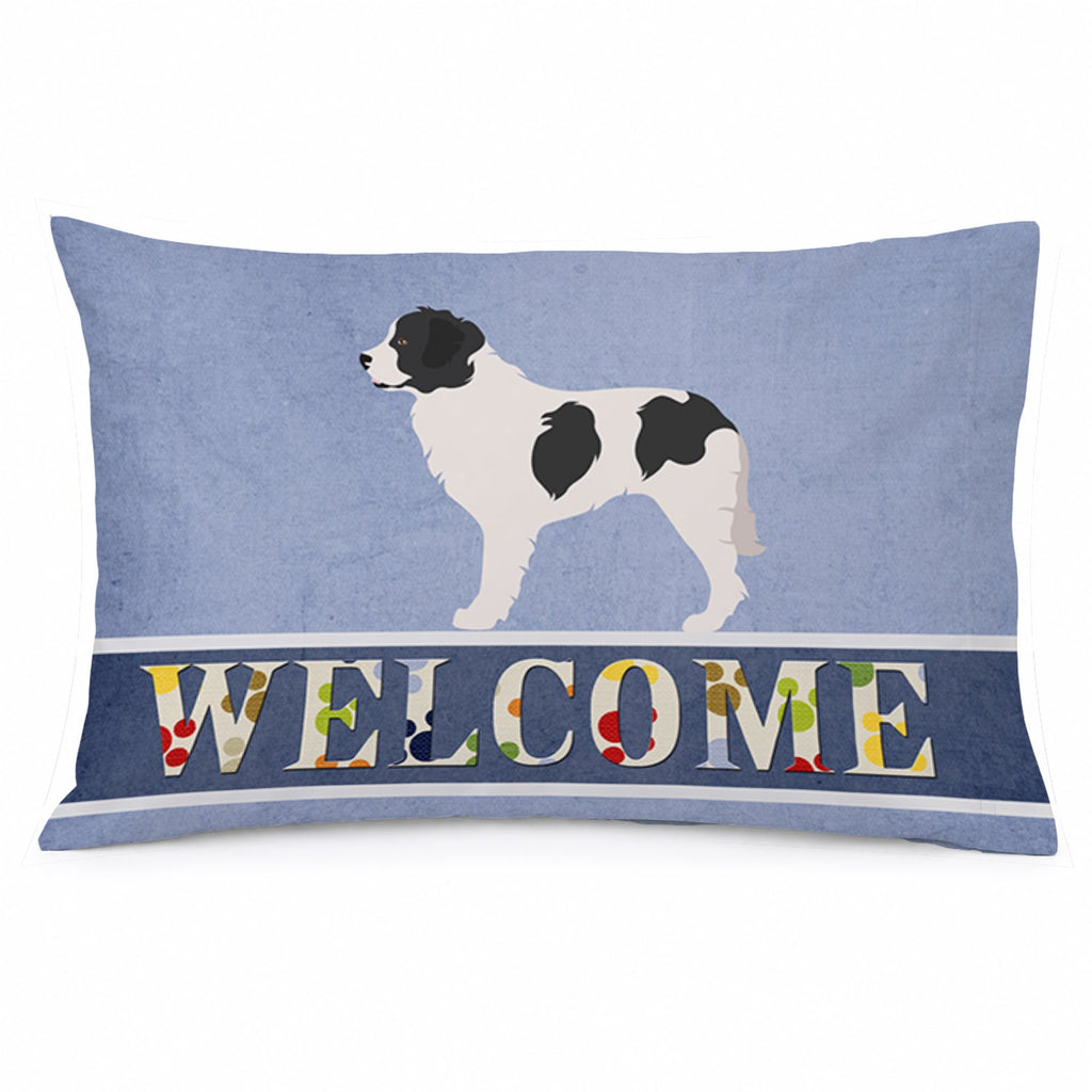 Landseer Welcome Standard Pillowcase Lightweight Super Soft Easy Care Decorative Artwork Pillowcase, Standard