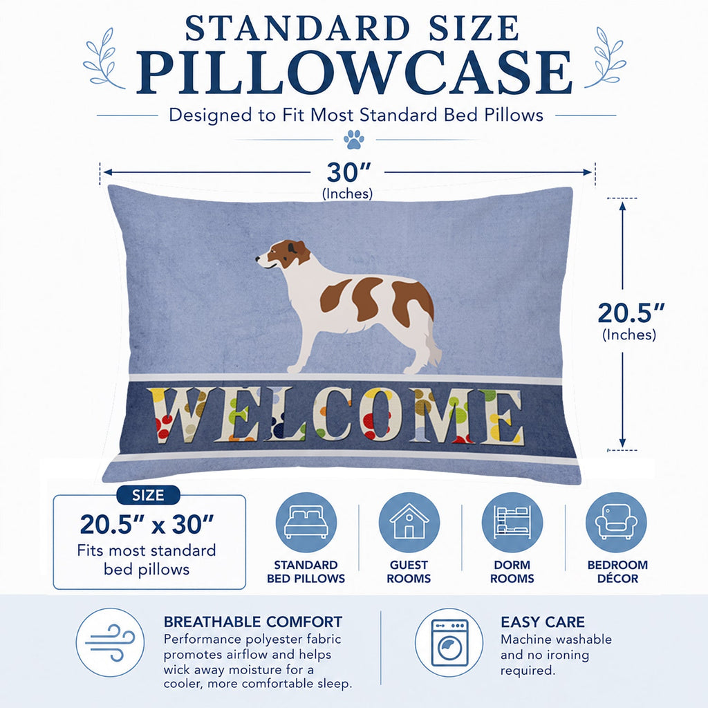 Aidi Atlas Mountain Dog Standard Pillowcase Lightweight Super Soft Easy Care Decorative Artwork Pillowcase, Standard