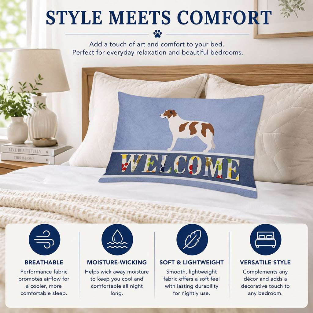 Aidi Atlas Mountain Dog Standard Pillowcase Lightweight Super Soft Easy Care Decorative Artwork Pillowcase, Standard
