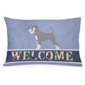 Schnauzer Welcome Standard Pillowcase Lightweight Super Soft Easy Care Decorative Artwork Pillowcase, Standard