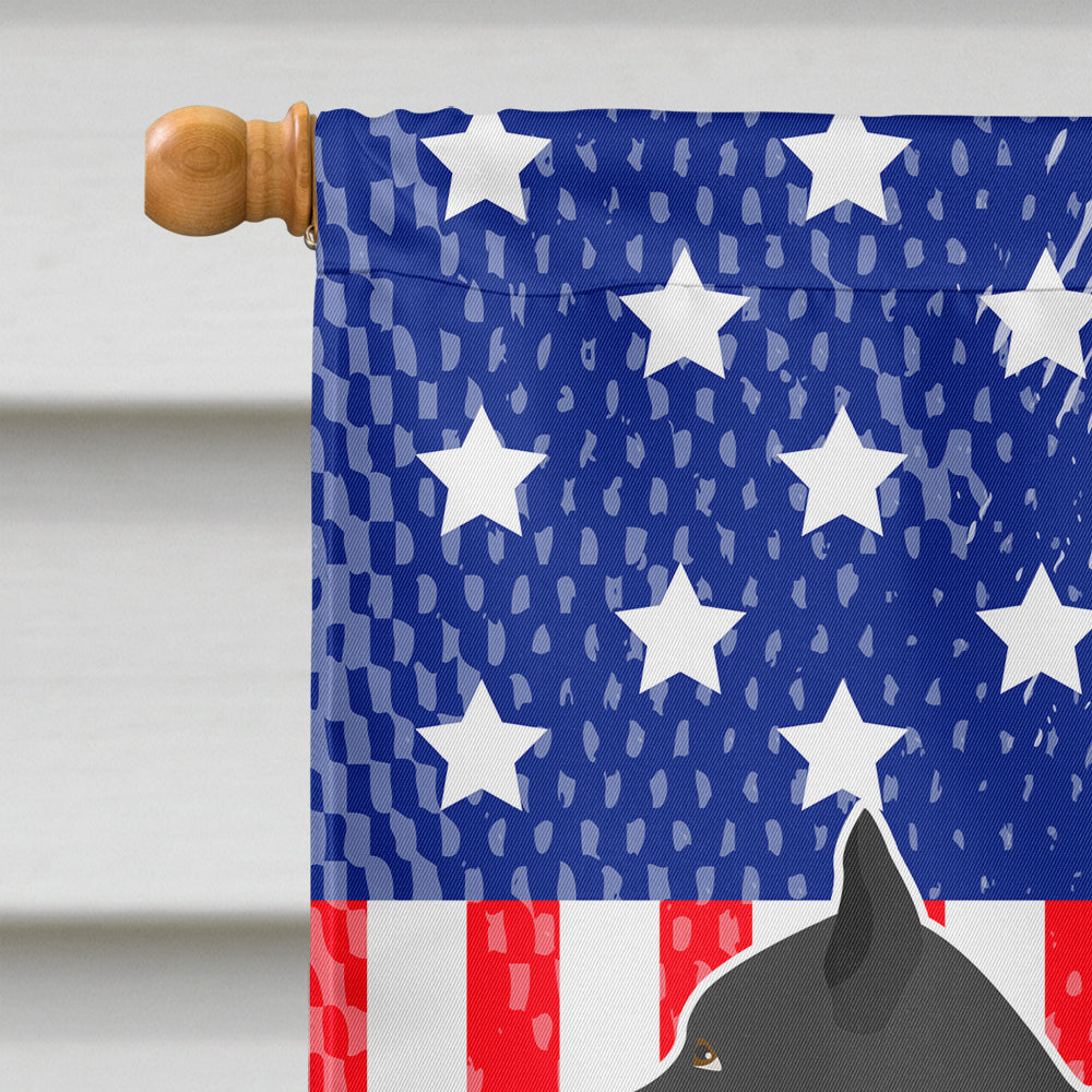 Mudi American House Flag 28x40 Porch Sleeve Pole Decorative Outside Yard Banner Artwork Wall Hanging, Polyester