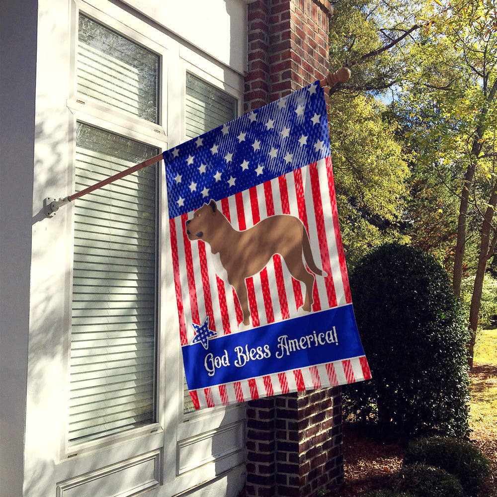 Perro de Presa Canario American House Flag 28x40 Porch Sleeve Pole Decorative Outside Yard Banner Artwork Wall Hanging, Polyester