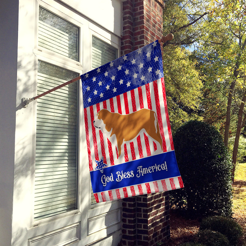 Mastin Epanol Spanish Mastiff American House Flag 28x40 Porch Sleeve Pole Decorative Outside Yard Banner Artwork Wall Hanging, Polyester