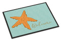 Starfish Welcome Doormat Indoor Outdoor 24H X 36W Front Door Mat Rugs for Entryway, Non Slip Washable Low Pile,