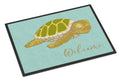Sea Turtle Welcome Doormat Indoor Outdoor 18H X 27W Front Door Mat Rugs for Entryway, Non Slip Washable