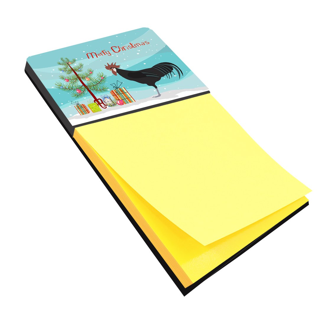 Minorca Ctalalan Chicken Christmas Watercolor Sticky Note Holder Refillable Dispenser Desk Accessory 3x3 Pad Gift