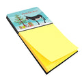 American Mammoth Jack Donkey Christmas Watercolor Sticky Note Holder Refillable Dispenser Desk Accessory 3x3 Pad Gift