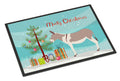 Australian Teamster Donkey Christmas Doormat Indoor Outdoor 24H X 36W Front Door Mat Rugs for Entryway, Non Slip Washable Low Pile,
