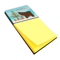 Poitou Poiteuin Donkey Christmas Watercolor Sticky Note Holder Refillable Dispenser Desk Accessory 3x3 Pad Gift