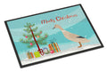 West Harlequin Duck Christmas Doormat Indoor Outdoor 24H X 36W Front Door Mat Rugs for Entryway, Non Slip Washable Low Pile,