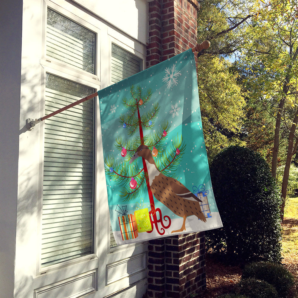 Dutch Hook Bill Duck Christmas House Flag 28x40 Porch Sleeve Pole Decorative Outside Yard Banner Artwork Wall Hanging, Polyester