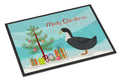 Blue Swedish Duck Christmas Doormat Indoor Outdoor 18H X 27W Front Door Mat Rugs for Entryway, Non Slip Washable