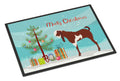 Jamnapari Goat Christmas Doormat Indoor Outdoor 24H X 36W Front Door Mat Rugs for Entryway, Non Slip Washable Low Pile,