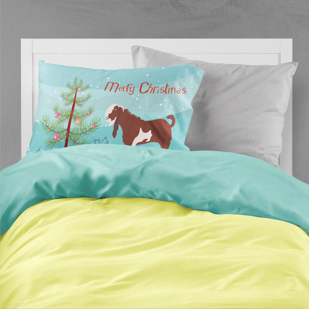 Jamnapari Goat Christmas Standard Pillowcase Lightweight Super Soft Easy Care Decorative Artwork Pillowcase, Standard