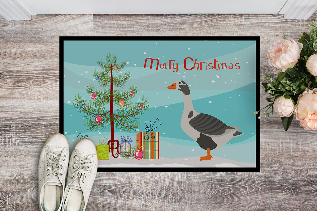 West of England Goose Christmas Doormat Indoor Outdoor 24H X 36W Front Door Mat Rugs for Entryway, Non Slip Washable Low Pile,