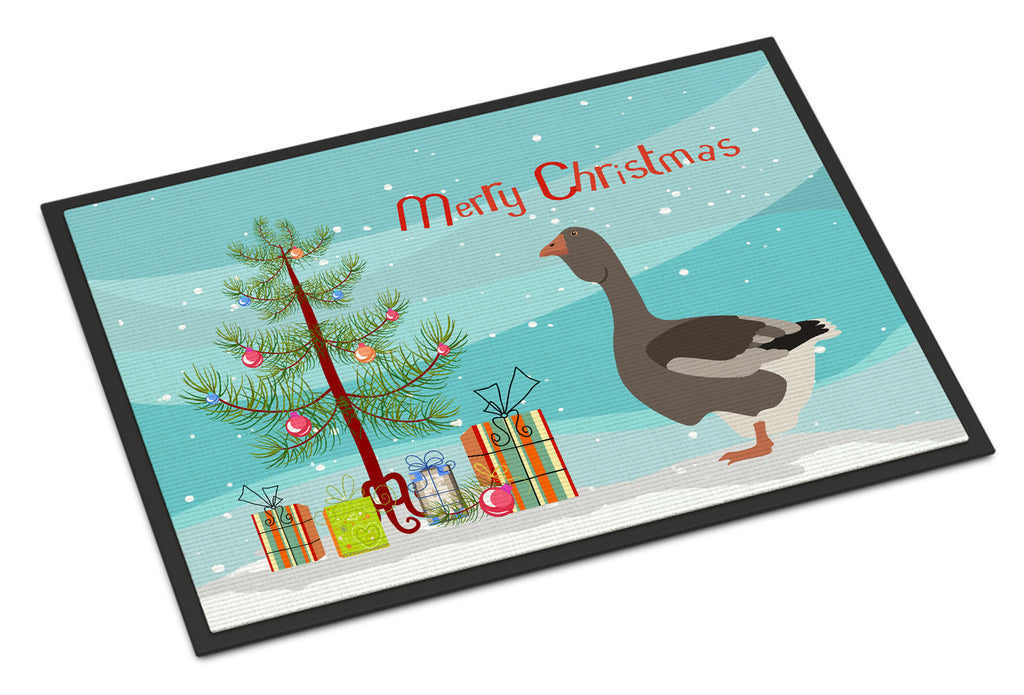 Toulouse Goose Christmas Doormat Indoor Outdoor 18H X 27W Front Door Mat Rugs for Entryway, Non Slip Washable