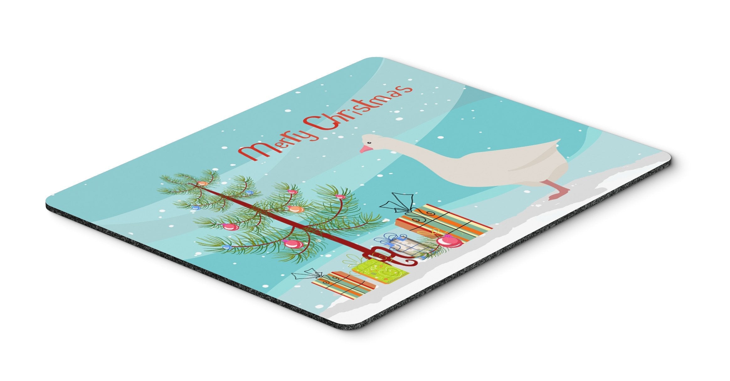 Roman Goose Christmas Mouse Pad, Heat Resistant Trivet Hot Pad , Non Slip Rubber Desk Mat, Kitchen Counter Protector, Home Office Decor Gift