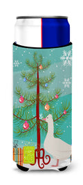 Roman Goose Christmas Slim Can Hugger , Insulated Foam Hugger for 12 oz Slim Cans, Beer Bottles & Water Bottles, Printed in USA