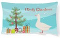 Roman Goose Christmas Decorative Throw Pillow 12x16 Indoor Outdoor Accent Cushion, Fabric Cover with Insert for Sofa, Bed, Porch & Living Room