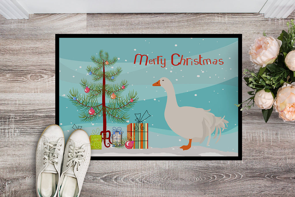 Sebastopol Goose Christmas Doormat Indoor Outdoor 24H X 36W Front Door Mat Rugs for Entryway, Non Slip Washable Low Pile,
