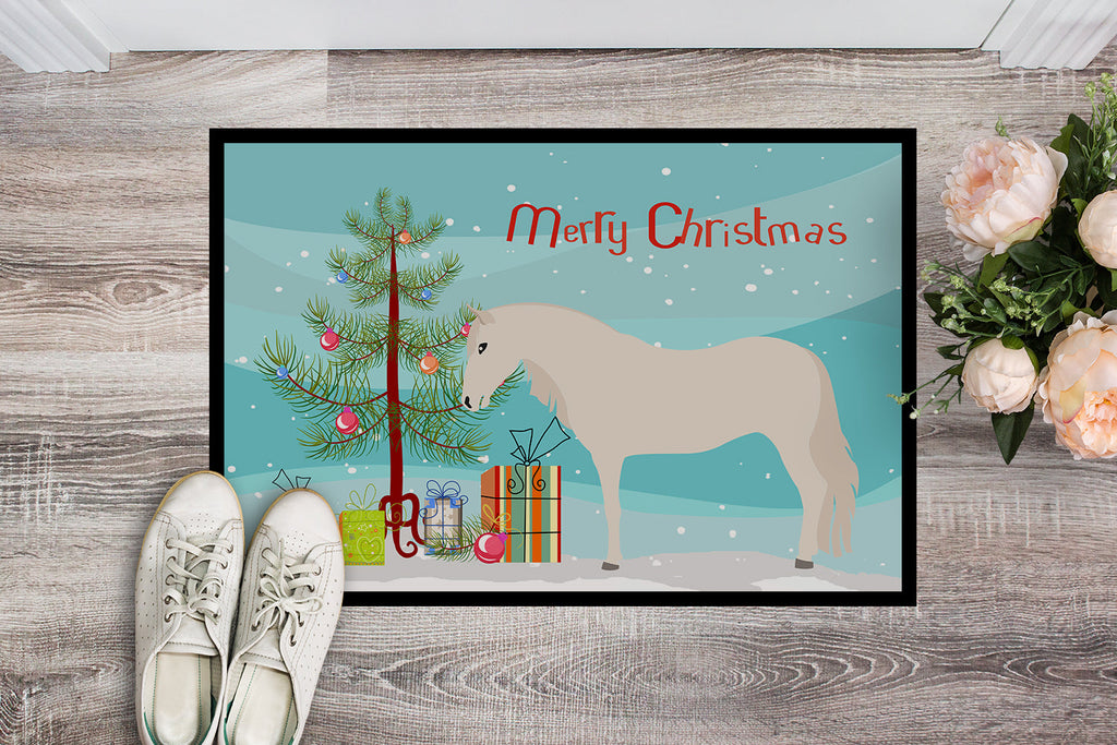 Paso Fino Horse Christmas Doormat Indoor Outdoor 24H X 36W Front Door Mat Rugs for Entryway, Non Slip Washable Low Pile,