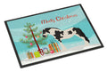 Cyldesdale Horse Christmas Doormat Indoor Outdoor 24H X 36W Front Door Mat Rugs for Entryway, Non Slip Washable Low Pile,