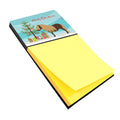 Shetland Pony Horse Christmas Watercolor Sticky Note Holder Refillable Dispenser Desk Accessory 3x3 Pad Gift