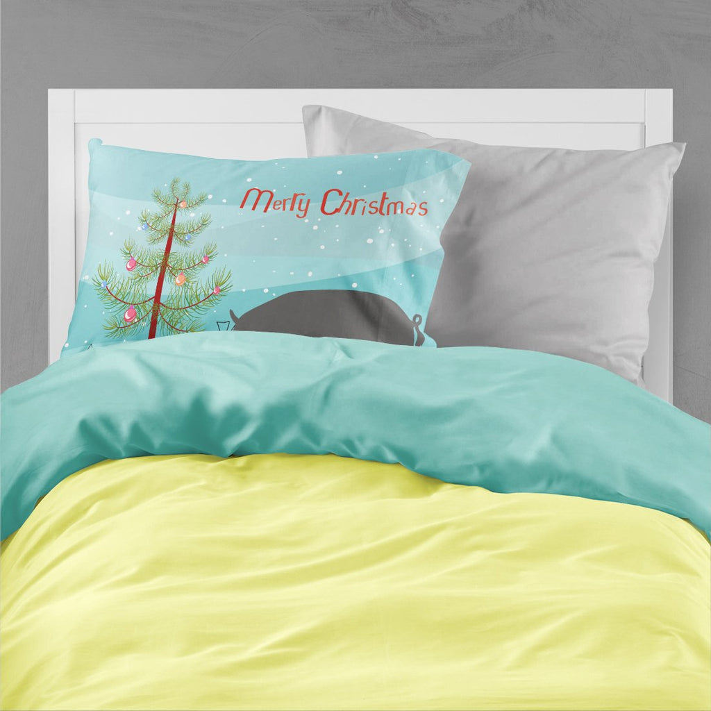 Berkshire Pig Christmas Standard Pillowcase Lightweight Super Soft Easy Care Decorative Artwork Pillowcase, Standard
