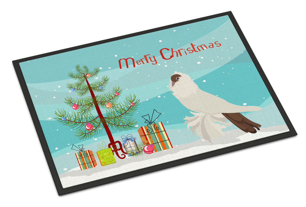 German Helmet Pigeon Christmas Doormat Indoor Outdoor 18H X 27W Front Door Mat Rugs for Entryway, Non Slip Washable
