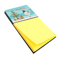 German Modena Pigeon Christmas Watercolor Sticky Note Holder Refillable Dispenser Desk Accessory 3x3 Pad Gift