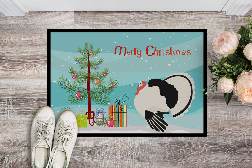 Royal Palm Turkey Christmas Doormat Indoor Outdoor 24H X 36W Front Door Mat Rugs for Entryway, Non Slip Washable Low Pile,