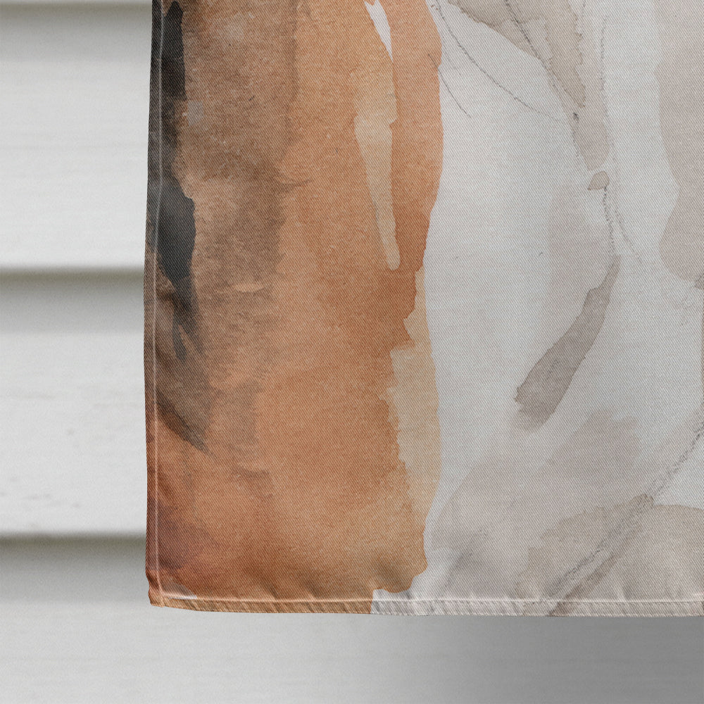 Beagle Love House Flag 28x40 Porch Sleeve Pole Decorative Outside Yard Banner Artwork Wall Hanging, Polyester