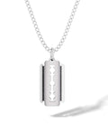 Razor Blade Pendant Necklace