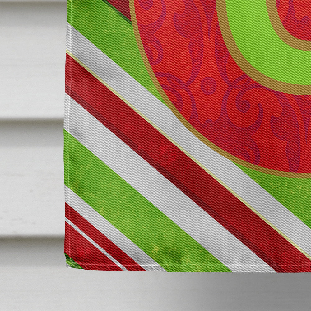 Christmas Oranment Holiday Initial Letter C  House Flag 28x40 Porch Sleeve Pole Decorative Outside Yard Banner Artwork Wall Hanging, Polyester