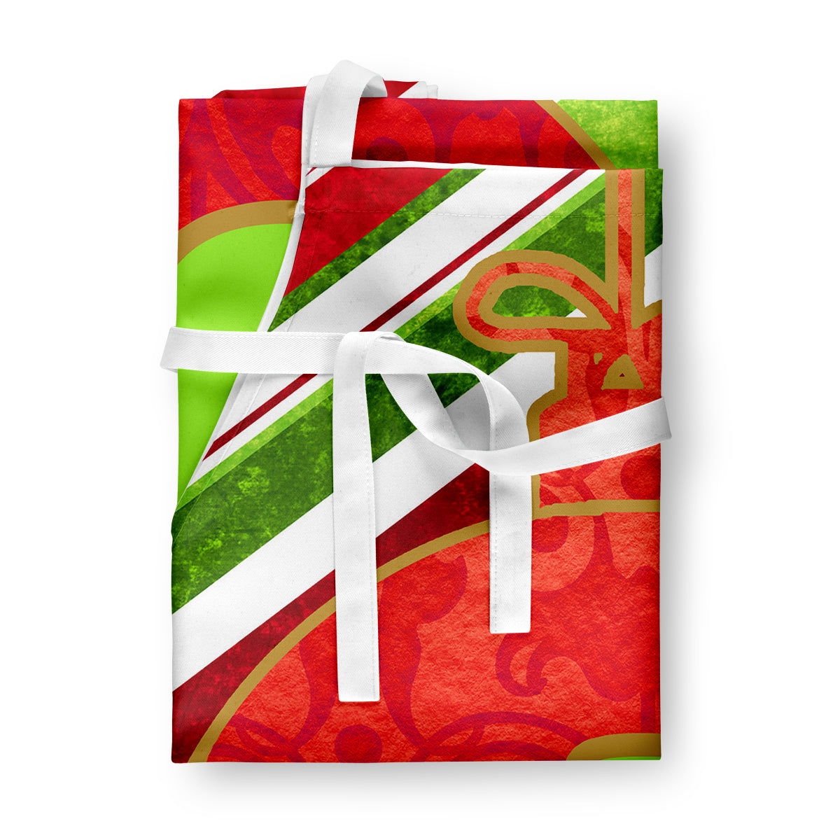 Christmas Oranment Holiday Initial Letter J Apron Cooking Kitchen Server Baking Crafts Gardening for Adult Women Men, Unisex, Large, Multicolor