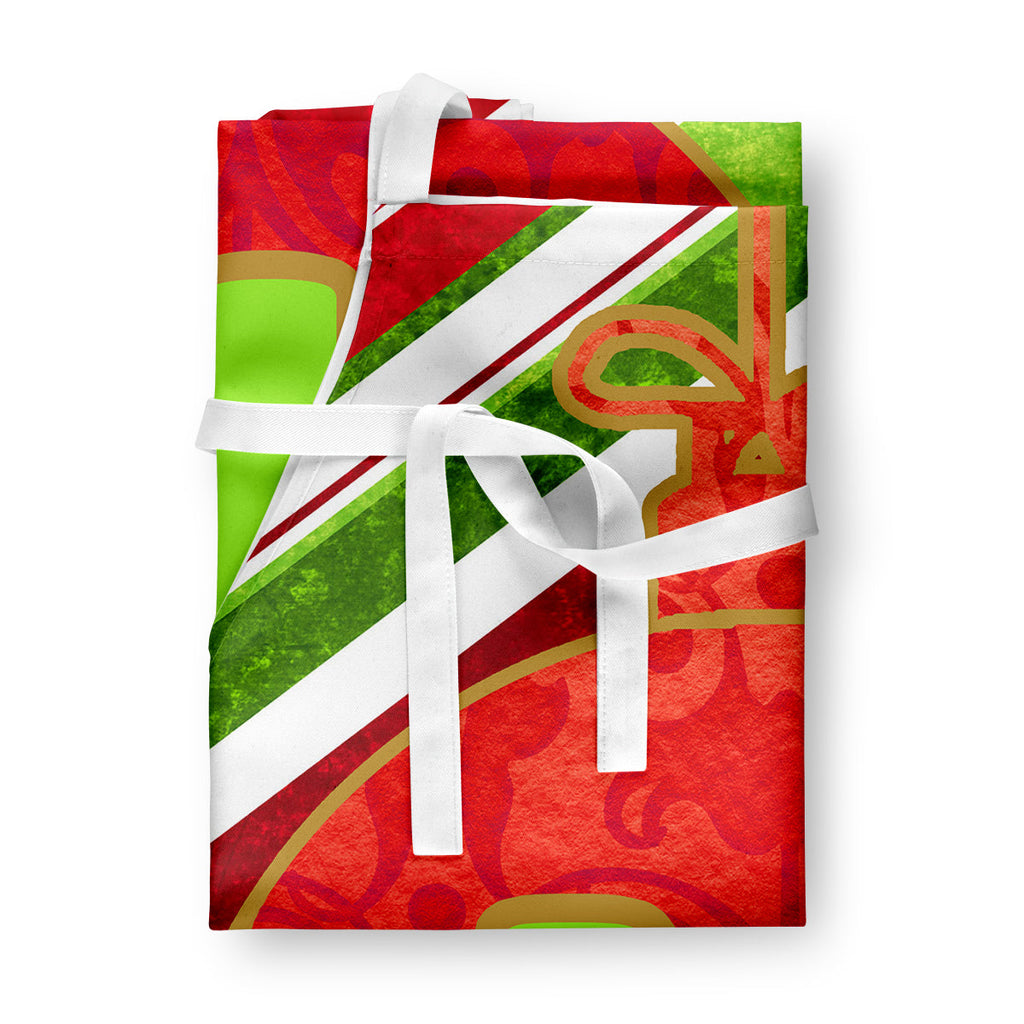 Christmas Oranment Holiday Initial Letter Y Apron Cooking Kitchen Server Baking Crafts Gardening for Adult Women Men, Unisex, Large, Multicolor
