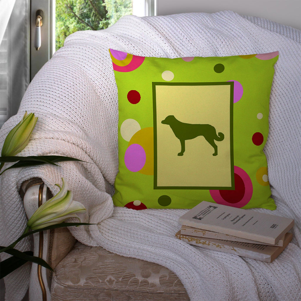 Anatolian Shepherd Decorative Throw Pillow 14x14 Indoor Outdoor Accent Cushion, Fabric Cover with Insert for Sofa, Bed, Porch & Living Room