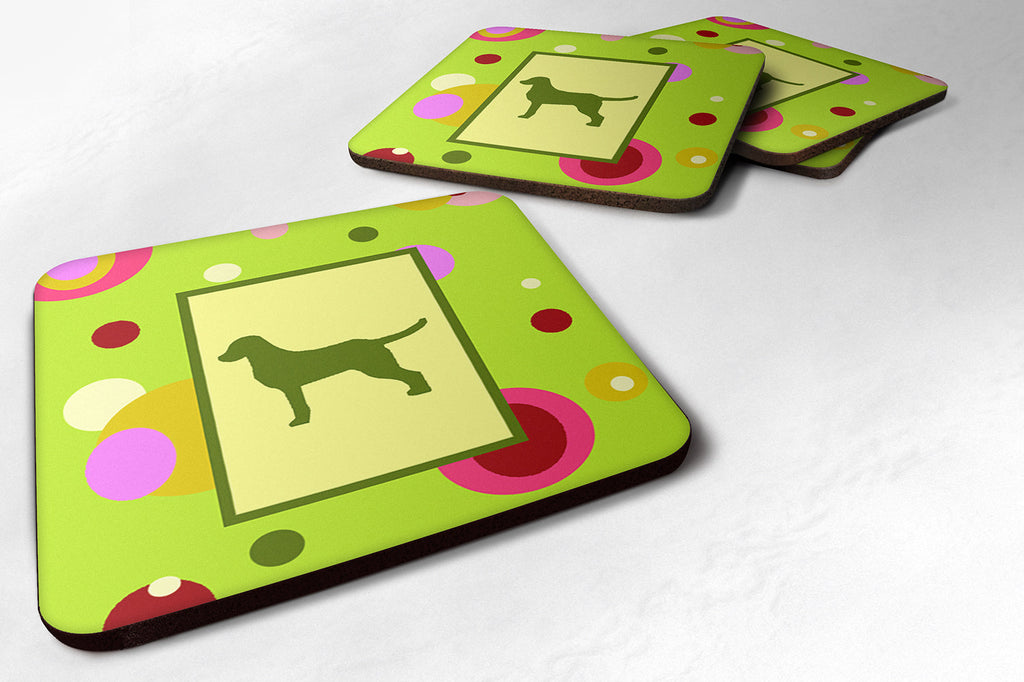 Chesapeake Bay Retriever Foam Coasters Set of 4 Cup Coasters for Indoor Outdoor, Tabletop Protection, Anti Slip, Mouse pad Material