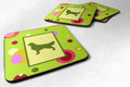 Golden Retriever Foam Coasters Set of 4 Cup Coasters for Indoor Outdoor, Tabletop Protection, Anti Slip, Mouse pad Material