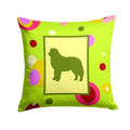 Bernese Mountain Dog Decorative Throw Pillow 14x14 Indoor Outdoor Accent Cushion, Fabric Cover with Insert for Sofa, Bed, Porch & Living Room