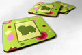 Chow Chow Foam Coasters Set of 4 Cup Coasters for Indoor Outdoor, Tabletop Protection, Anti Slip, Mouse pad Material