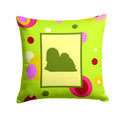 Lhasa Apso Decorative Throw Pillow 14x14 Indoor Outdoor Accent Cushion, Fabric Cover with Insert for Sofa, Bed, Porch & Living Room