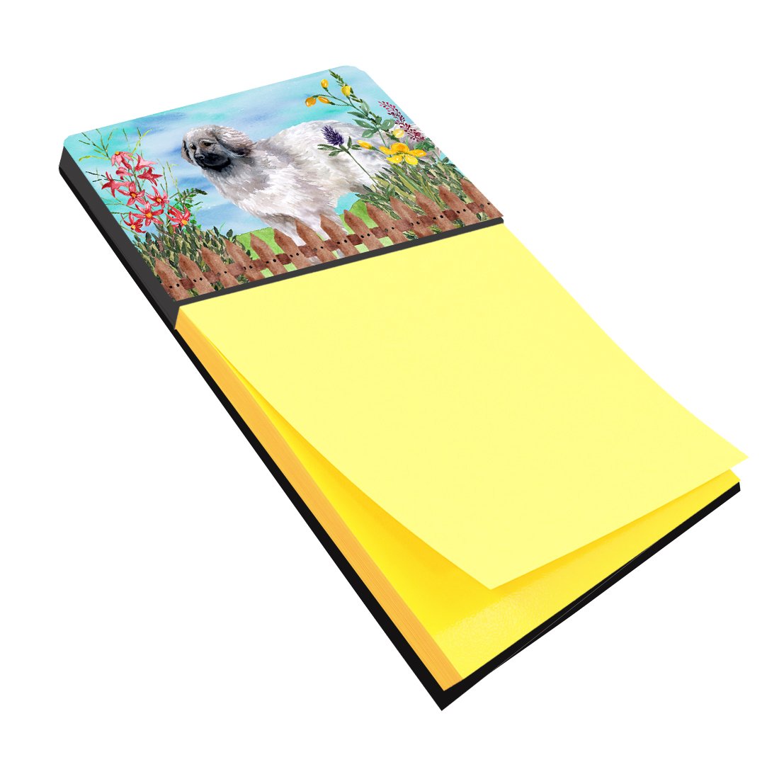 Moscow Watchdog Spring Watercolor Sticky Note Holder Refillable Dispenser Desk Accessory 3x3 Pad Gift