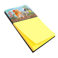 Yorkshire Terrier Spring Watercolor Sticky Note Holder Refillable Dispenser Desk Accessory 3x3 Pad Gift