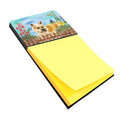 Cairn Terrier Spring Watercolor Sticky Note Holder Refillable Dispenser Desk Accessory 3x3 Pad Gift