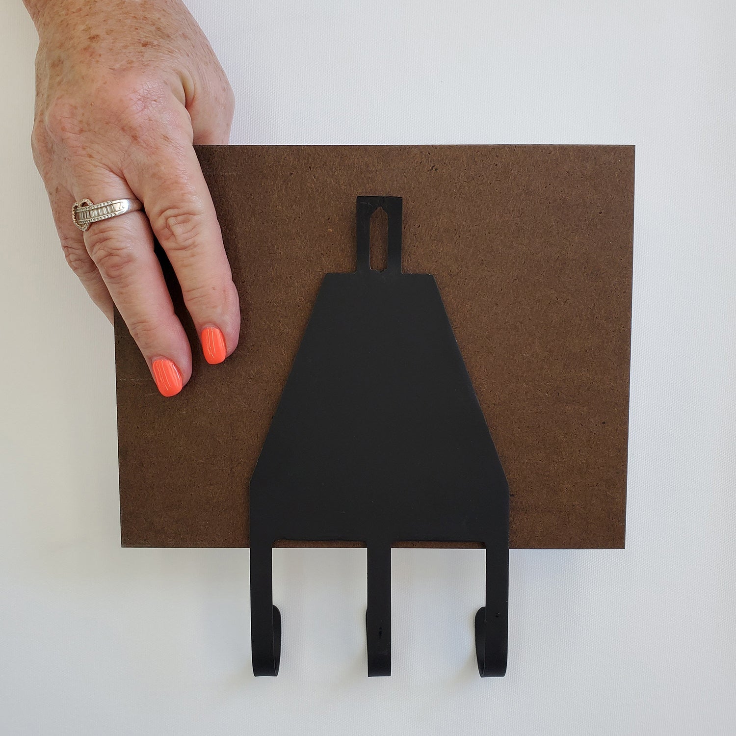 Merry Christmas Boston Terrier Leash or Key Holder Wall Hooks, Coat Rack Wall Mount, for Hanging Keys, Towels, Aprons, Leashes