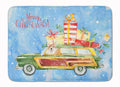 Merry Christmas Corgi Memory Foam Kitchen Mat Machine Washable Anti-Fatigue Cushion Comfort Bath or Kitchen Rug