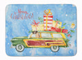 Merry Christmas Great Dane Memory Foam Kitchen Mat Machine Washable Anti-Fatigue Cushion Comfort Bath or Kitchen Rug