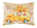 Fall Harvest Italian Greyhound Standard Pillowcase Lightweight Super Soft Easy Care Decorative Artwork Pillowcase, Standard